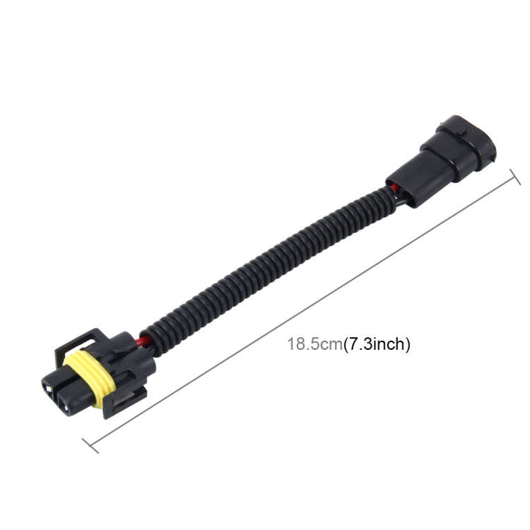 2 PCS H11 Car HID Xenon Headlight Male to Female Conversion Cable, H11