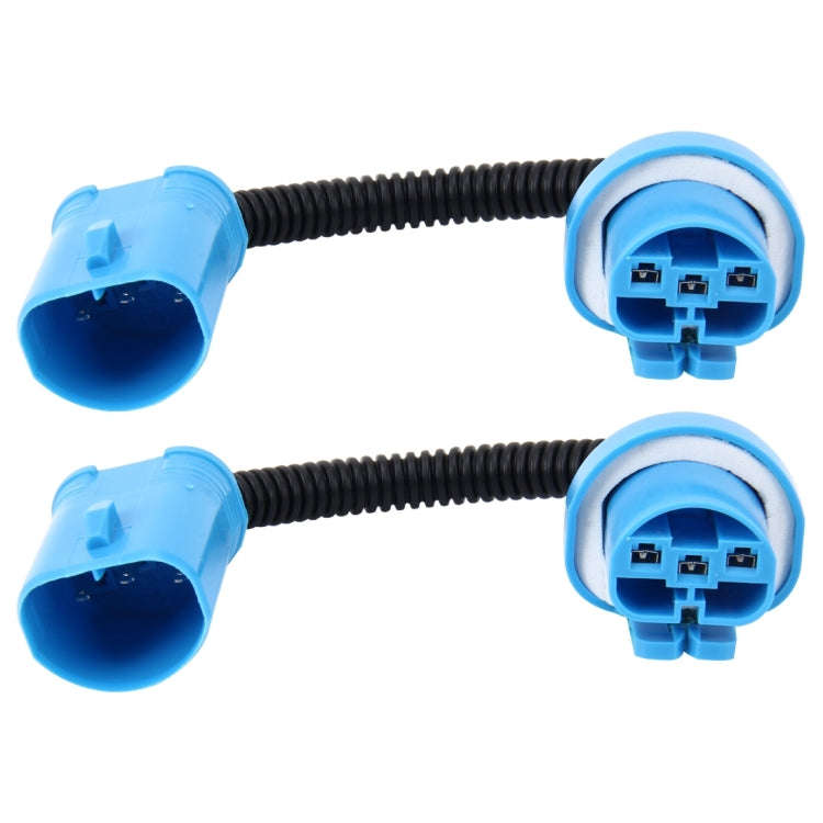 2 PCS 9004/9007 Car HID Xenon Headlight Male to Female Conversion Cable, H13