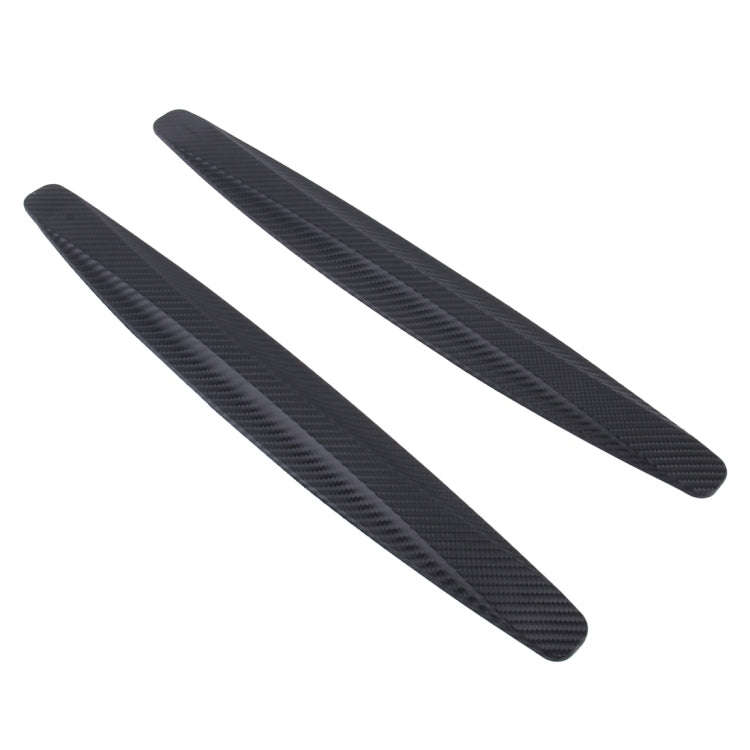 2 PCS Universal Car Body Carbon Fiber Bumper Guard Protector Sticker/Car Crash Bar Bumper Strips ...