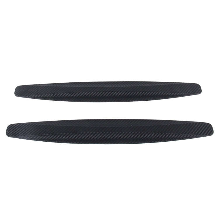 2 PCS Universal Car Body Carbon Fiber Bumper Guard Protector Sticker/Car Crash Bar Bumper Strips ...
