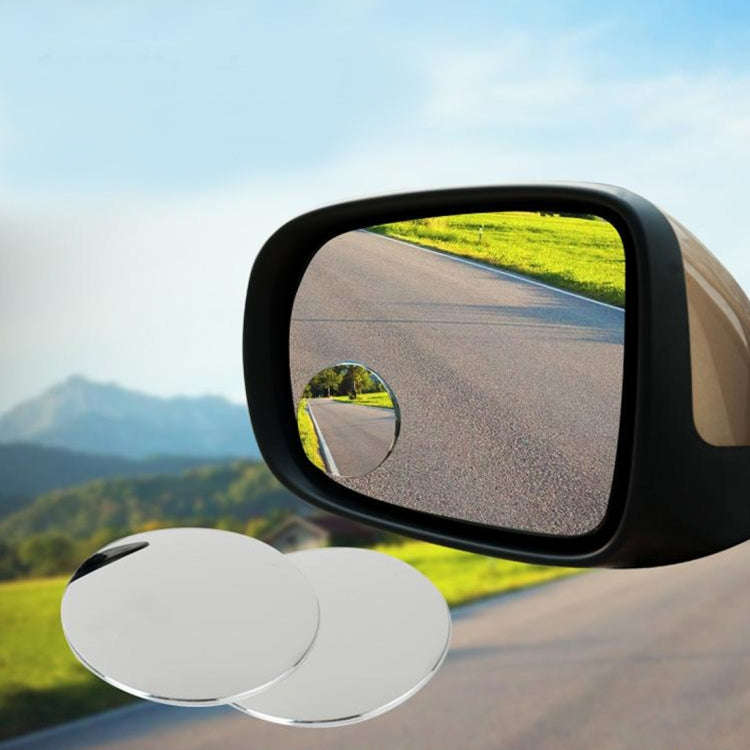 10 PCS Car Blind Spot Rear View Wide Angle Mirror, Diameter: 5.5cm, 10 PCS 5.5cm Rear View Wide A...