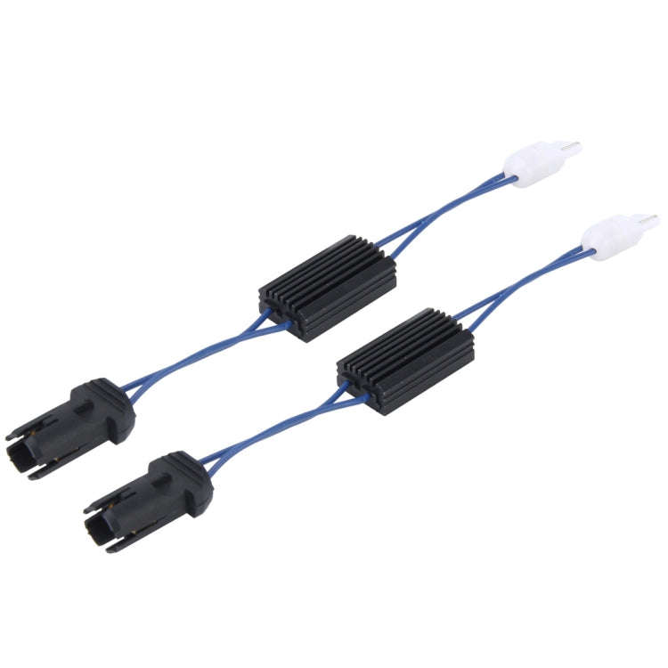 2 PCS T10 Car Auto Clearance Light Warning Error-free Decoder Adapter for DC 12V/3W, T10