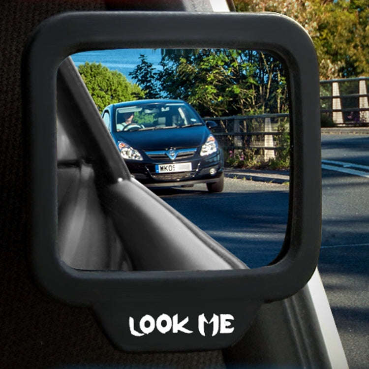 2 PCS 270 Degree Wide-angle Lens Magnetic Adjustable Rear View Mirror, 270 Degree Wide-angle Mirror