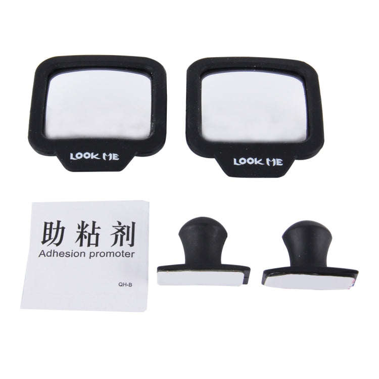 2 PCS 270 Degree Wide-angle Lens Magnetic Adjustable Rear View Mirror, 270 Degree Wide-angle Mirror
