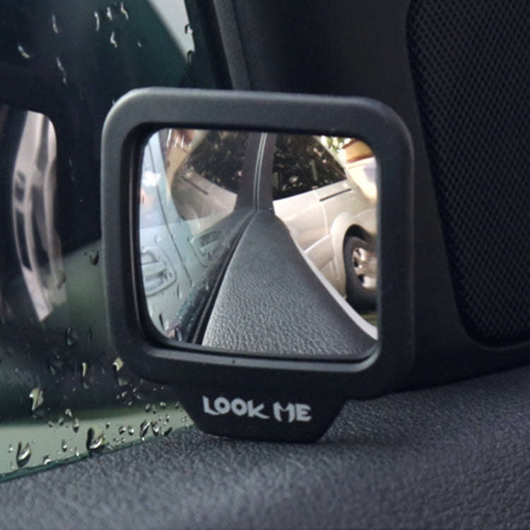 2 PCS 270 Degree Wide-angle Lens Magnetic Adjustable Rear View Mirror, 270 Degree Wide-angle Mirror
