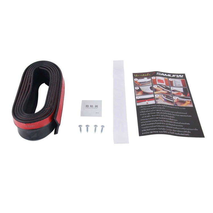 Universal 2.5m Car Front Bumper Lip Splitter Spoiler Skirt Adhesive Protector, 2.5m