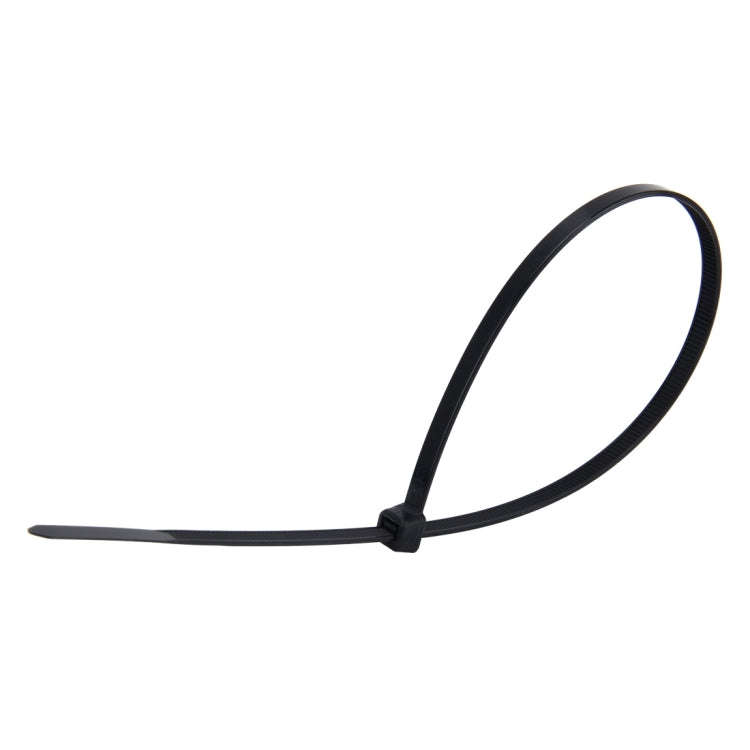 250pcs /Pack 5mm*300mm Nylon Cable Ties, 5mm*300mm Black, 5mm*300mm White