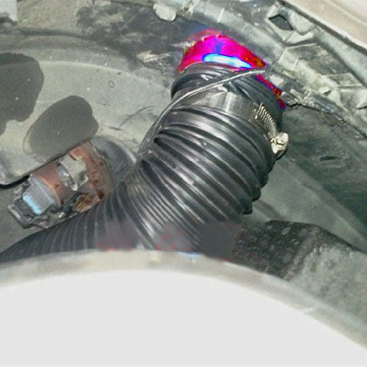 Car Auto Universal Tube Air Filter Adjustable Cold Air Injection Intake System Pipe Without Air F...