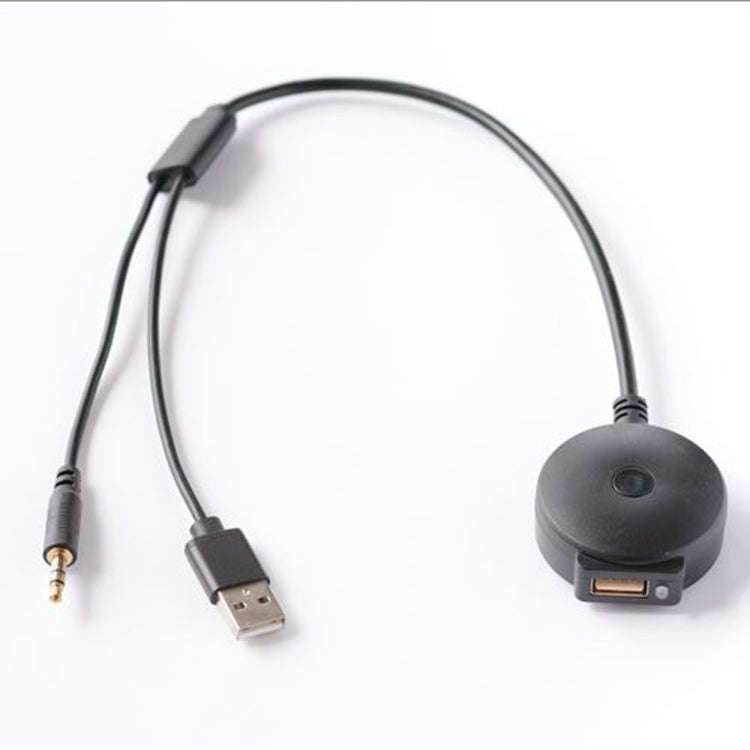 Universal Car Bluetooth Adapter Radio Stereo AUX Cable Adapter AUX USB Interface, AUX USB Interface