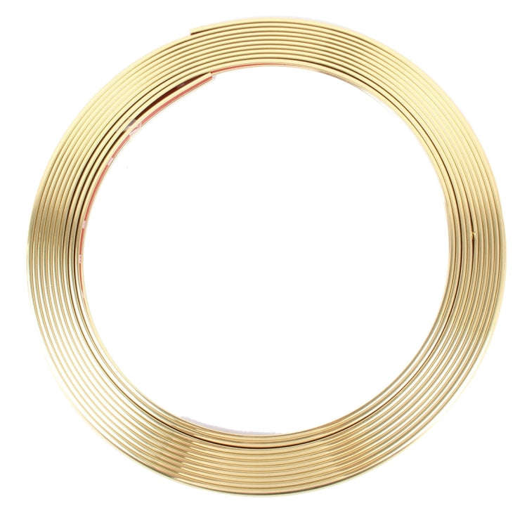 Universal Decorative Scratchproof Stickup 8M Flexible Car Wheel Hub TRIM Mouldings Shining Decora...