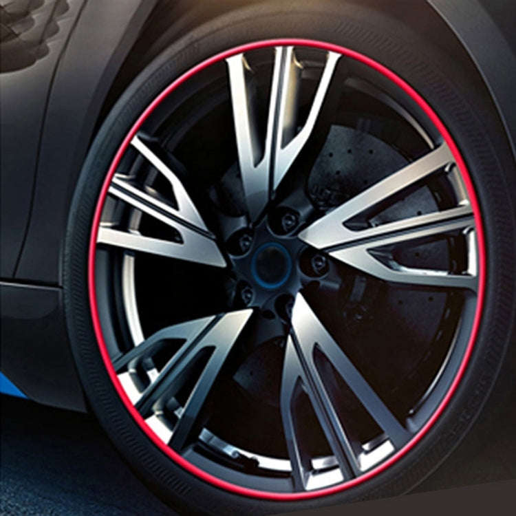 Universal Decorative Scratchproof Stickup 8M Flexible Car Wheel Hub TRIM Mouldings Shining Decora...
