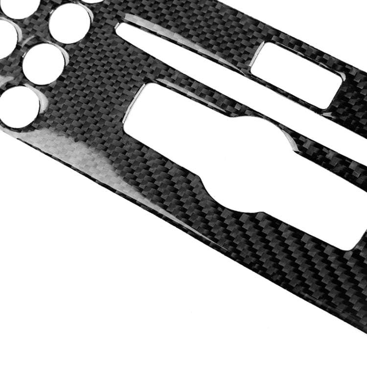 Car Carbon Fiber Center Console Panel Decorative Sticker for Mercedes-Benz W204 C Class 2007-2010...