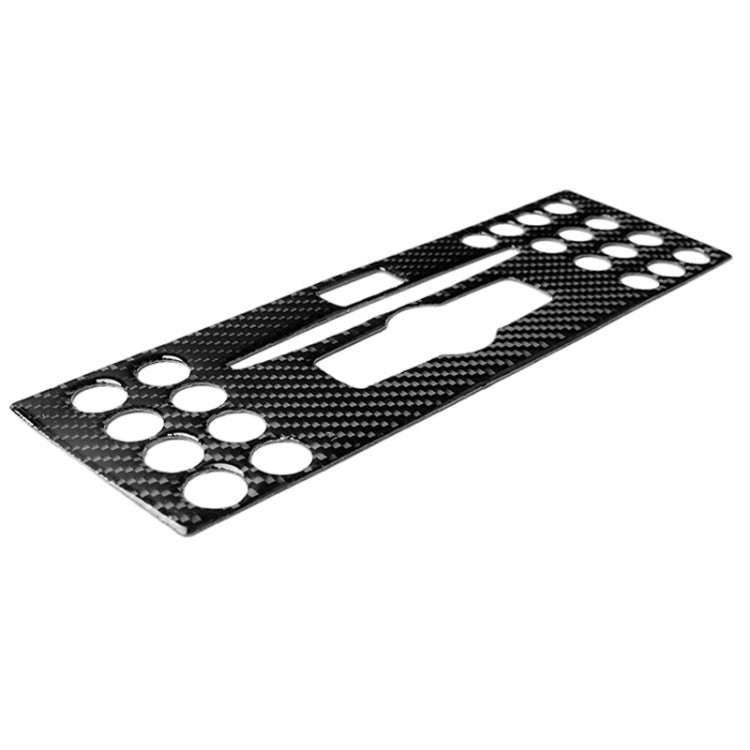 Car Carbon Fiber Center Console Panel Decorative Sticker for Mercedes-Benz W204 C Class 2007-2010...