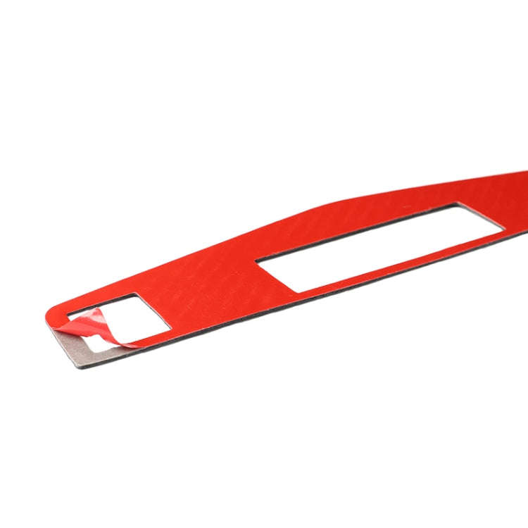 Car Carbon Fiber Center Console Panel Decorative Sticker for Mercedes-Benz W204 C Class 2007-2010...