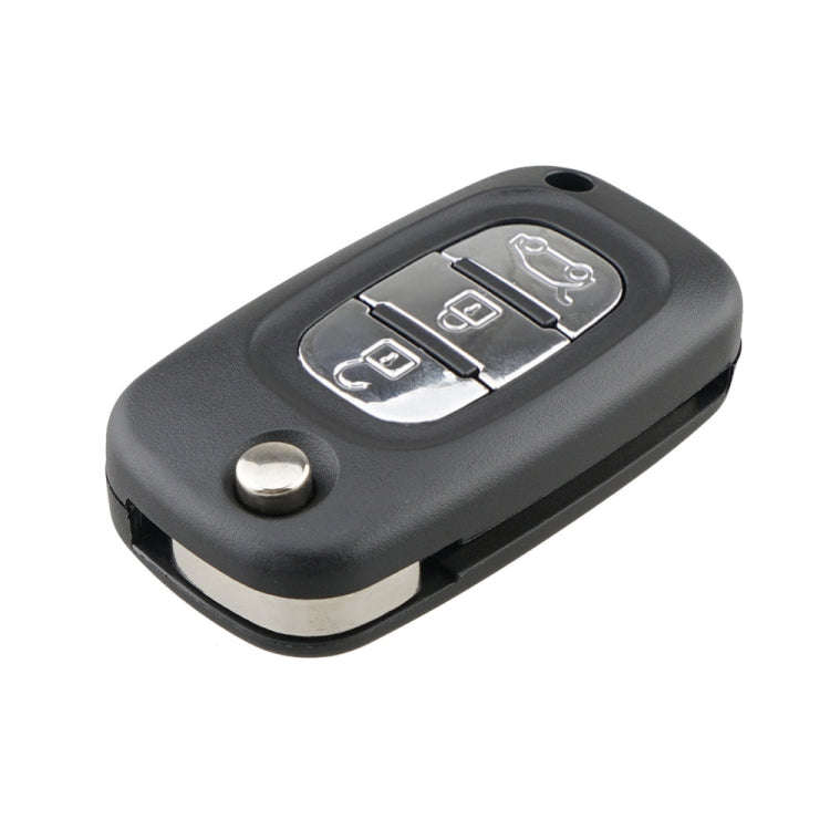 For RENAULT Clio / Megane / Kangoo / Modus Car Keys Replacement 3 Buttons Car Key Case with Folda...