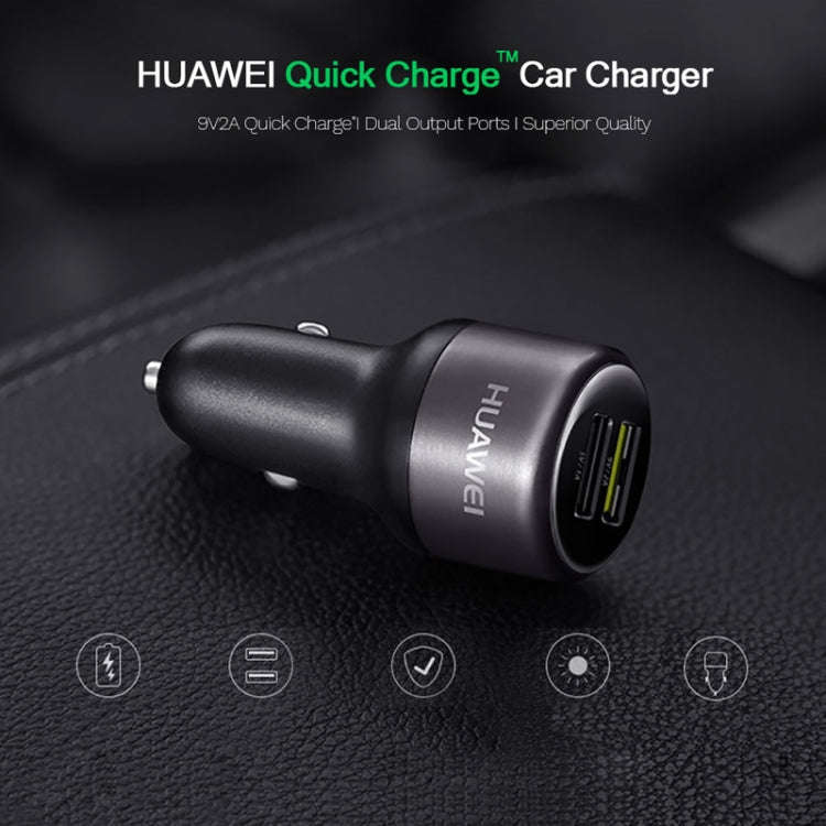 Original Huawei CP31 18W Max Dual USB Port Fast Charging Car Charger, CP31
