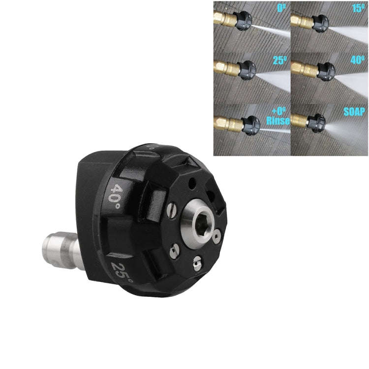 Multifunctional 6-in-1 Multi-hole Nozzle High-pressure Cleaner Car Washing Nozzle, 6-in-1 Multi-h...