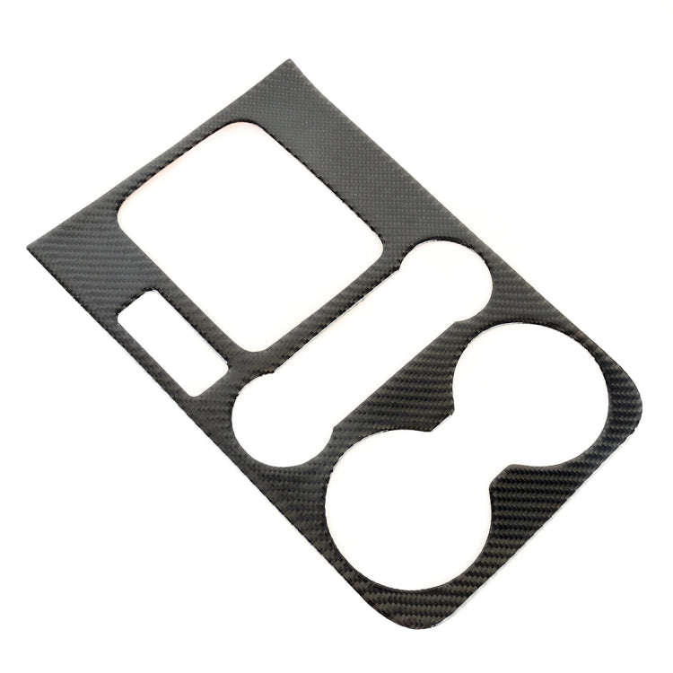 Car Carbon Fiber Gearshift Panel Frame Decorative Sticker for Volkswagen Touareg, Gearshift Panel