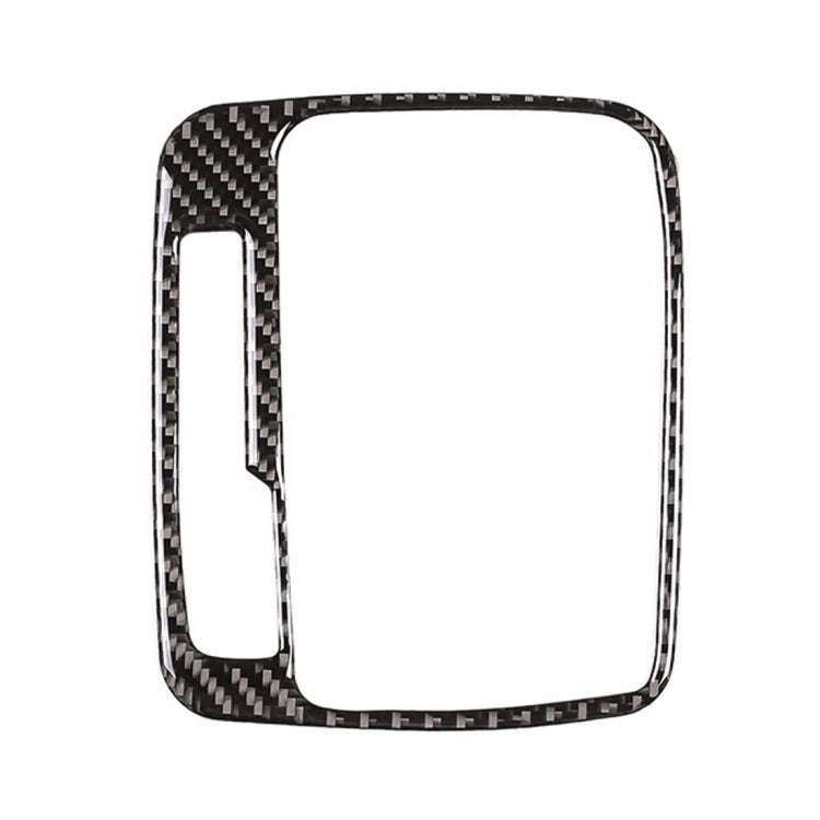 Car Carbon Fiber Gear Position Panel Decorative Sticker for Volkswagen Touareg, Gear Position Panel