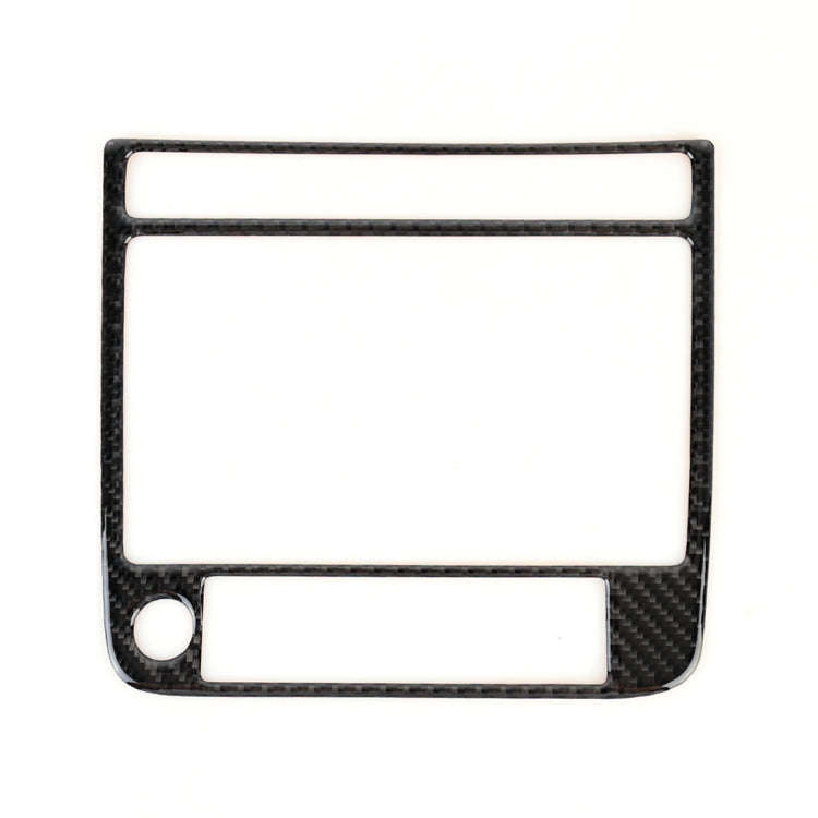 Car Carbon Fiber Navigation Panel Decorative Sticker for Volkswagen Touareg, Navigation Panel