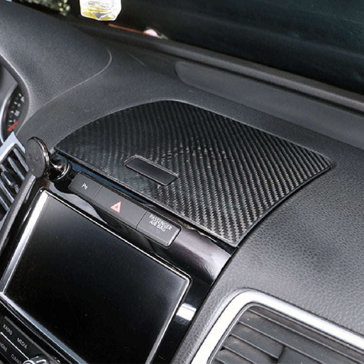 Car Carbon Fiber Instrument Panel Storage Panel Frame Decorative Sticker for Volkswagen Touareg, ...