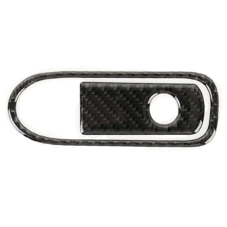 Car Carbon Fiber Front Passenger Seat Armrest Box Switch Decorative Sticker for Volkswagen Touare...