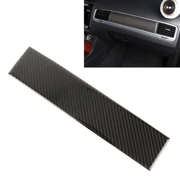 Car Carbon Fiber Dashboard Panel Decorative Sticker for Volkswagen Touareg, Dashboard Panel