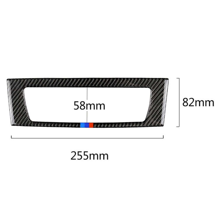 Car Carbon Fiber Central Control CD Panel Three Color Decorative Sticker for BMW Z4 2009-2015, Ce...