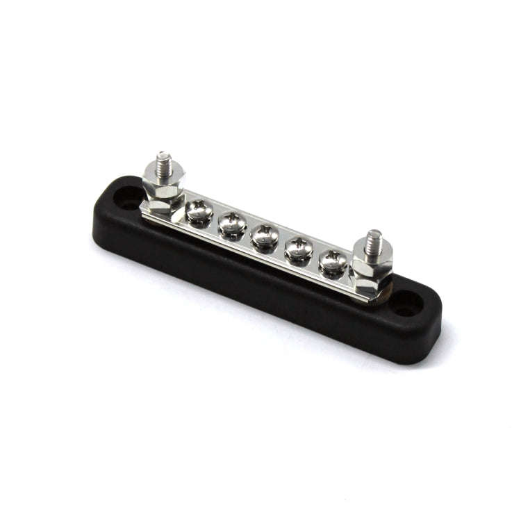5 Way Power Distribution Bus Bar 5-bit Single Distribution Box for Car / RV / Boat, 5-bit