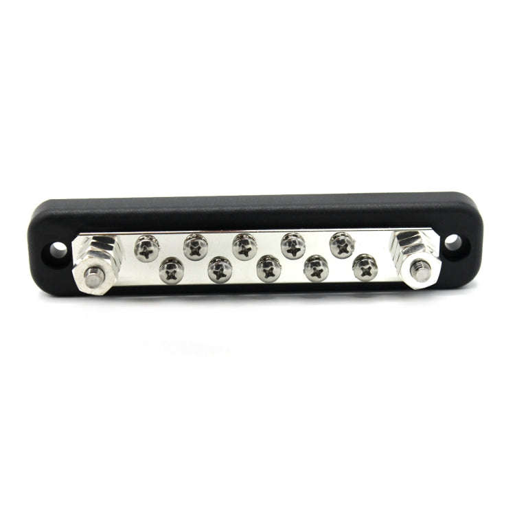 10 Way Power Distribution Bus Bar 10-bit Single Distribution Box for Car / RV / Boat, 10-bit