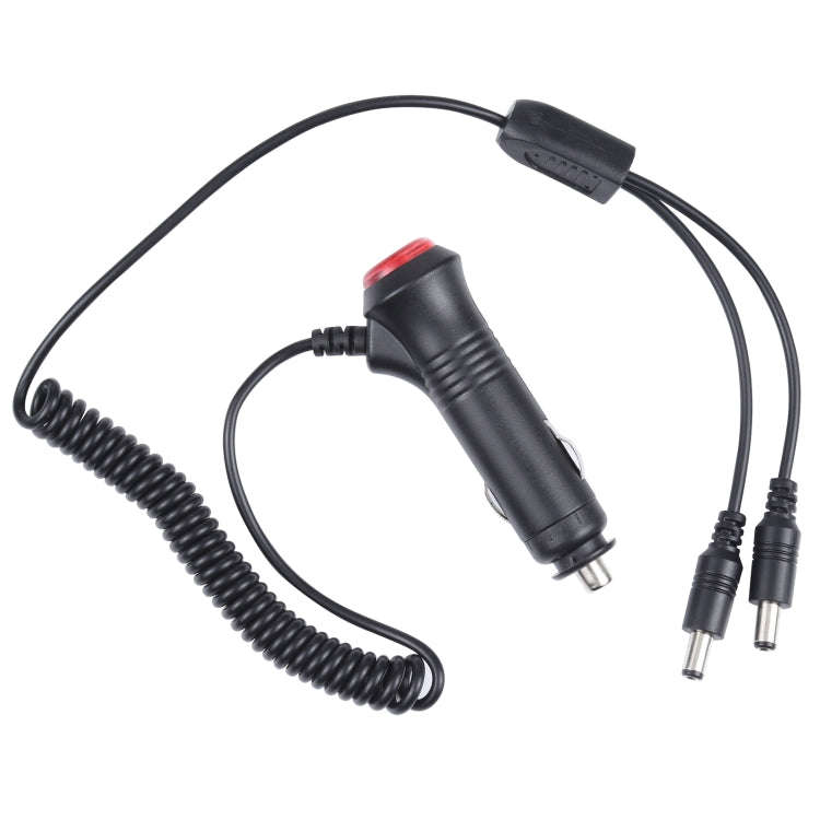 12-24V Car Cigarette Lighter Switch Plug to DC5.5x2.1mm Charger Spring Power Cable, Switch Plug