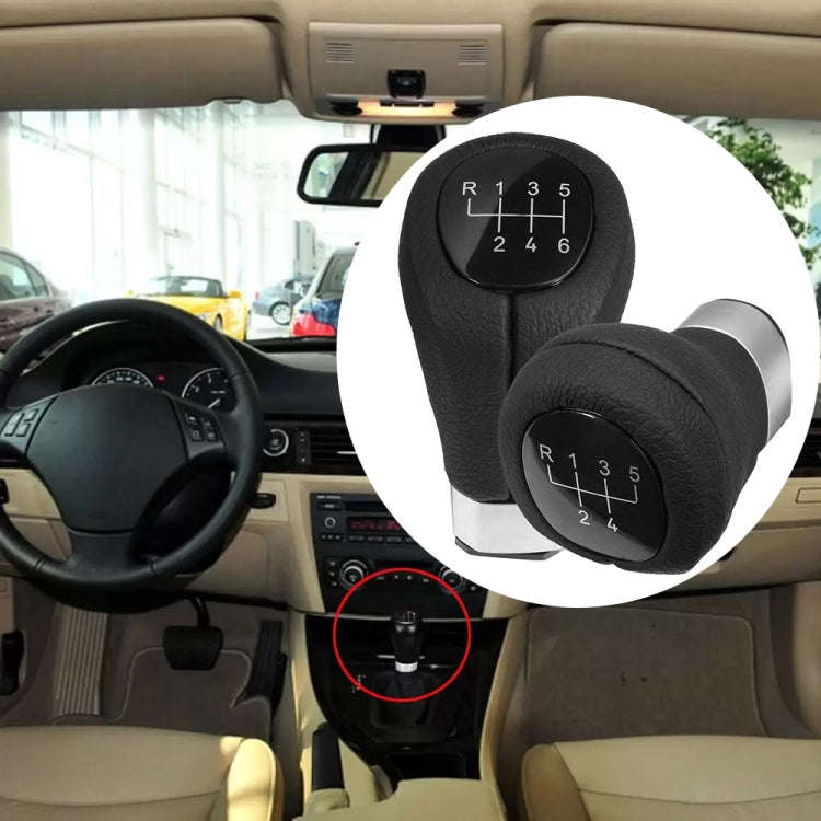 Car 6-speed Gear Shift Lever Knob for BMW, 6-speed