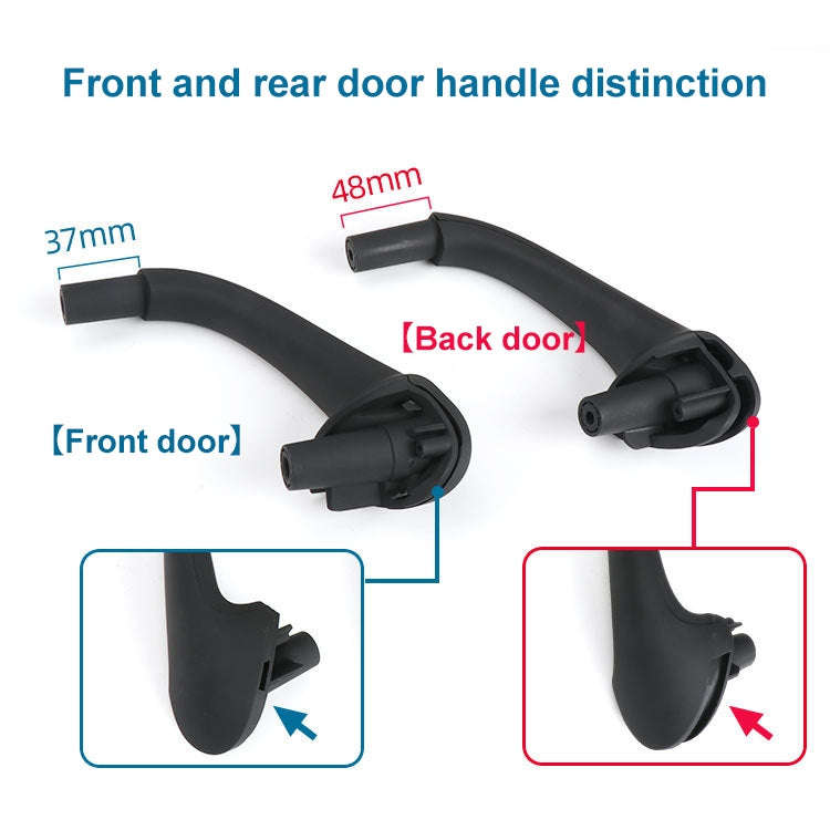 Car Rear Right Inside Doors Handle Pull Trim Cover for Mercedes-Benz C-class W203 -2007 , Left Dr...