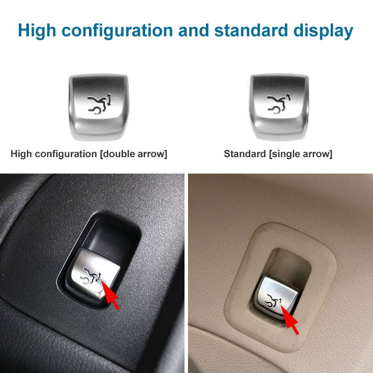 Car Trunk Switch Button for Mercedes-Benz W205 2015-, Left Driving Standard Version, Standard Ver...