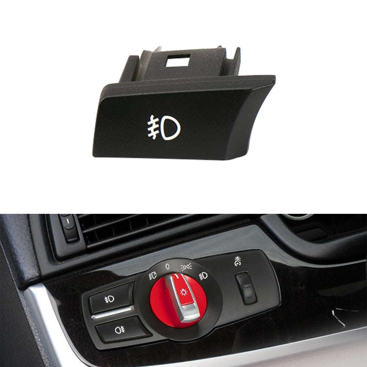 Car Front Fog Light Switch Button Knob for BMW 5 Series 2010-2017, Left Driving, Front Fog Light ...