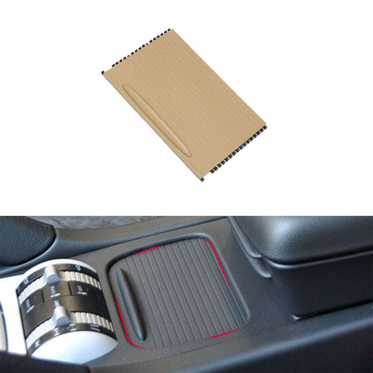 Car Center Console Water Cup Holder Cover Trim for Porsche Cayenne 2003-2010, Left Driving, Left ...