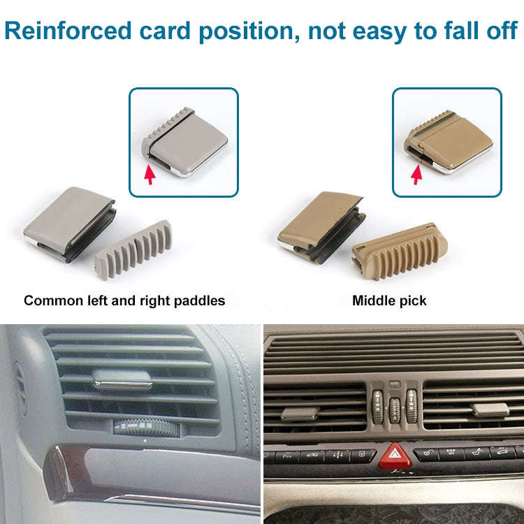 Car Left and Right Side Air Conditioning Exhaust Switch Paddle for Mercedes-Benz S Class W220 199...