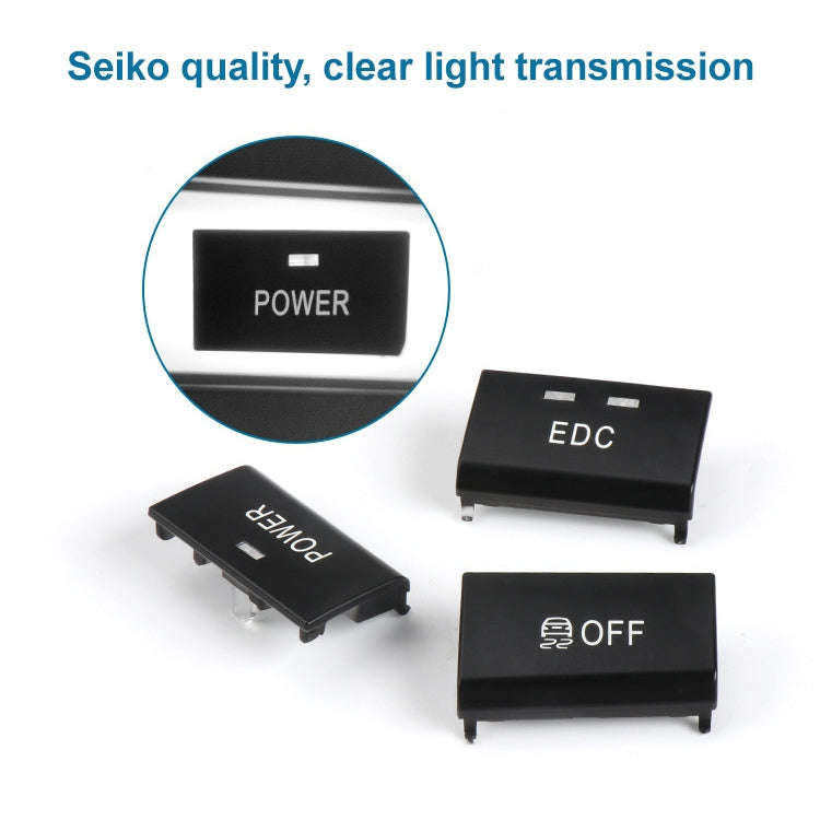 Car No. 1 Center Console Switch Button for BMW 3 Series M3 2005-2012, Left Driving, No. 1