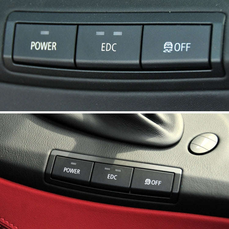 Car No. 2 Center Console Switch Button for BMW 3 Series M3 2005-2012, Left Driving, No. 2