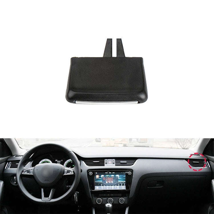 Car Right Side No.4 Air Conditioning Exhaust Switch Paddle for Skoda Octavia 2014-2019, Left Driv...