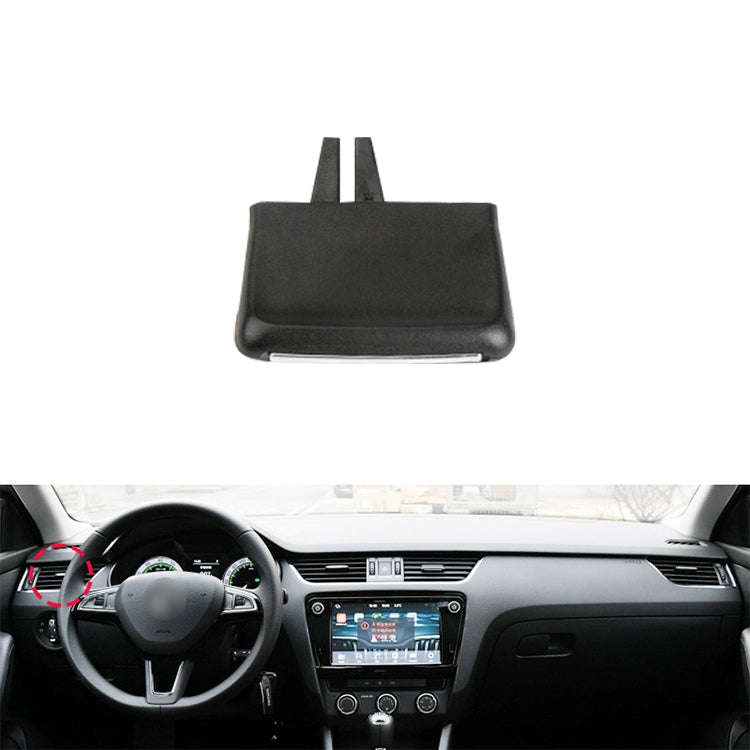 Car Left Side No.1 Air Conditioning Exhaust Switch Paddle for Skoda Octavia 2014-2019, Left Drivi...
