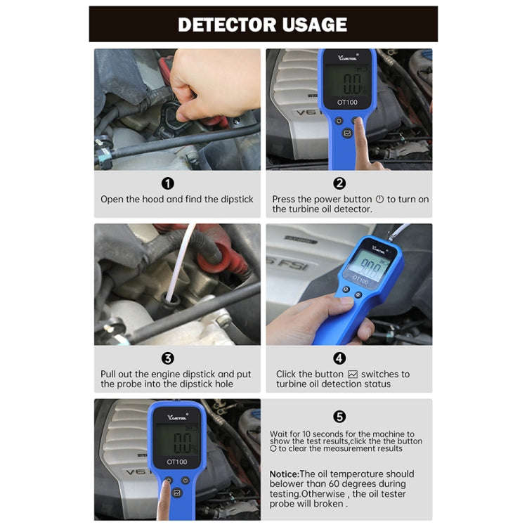 Vdiagtool OT100 Car Oil Tester, OT100