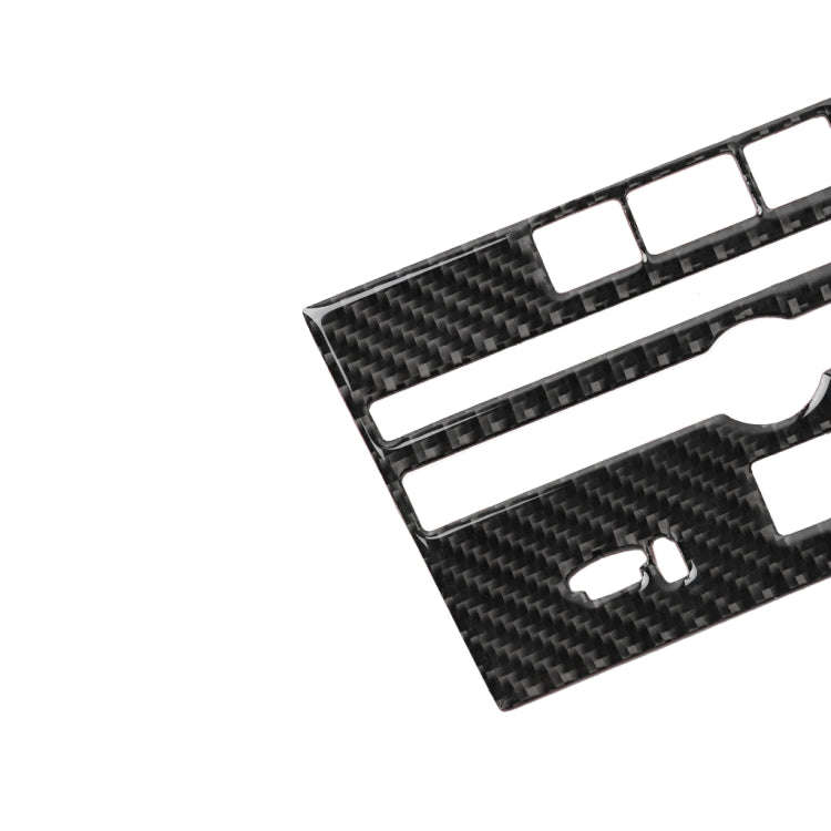 Car Carbon Fiber CD  Console Panel Decorative Sticker for Infiniti Q50 / Q60 2014-2020, CD Consol...