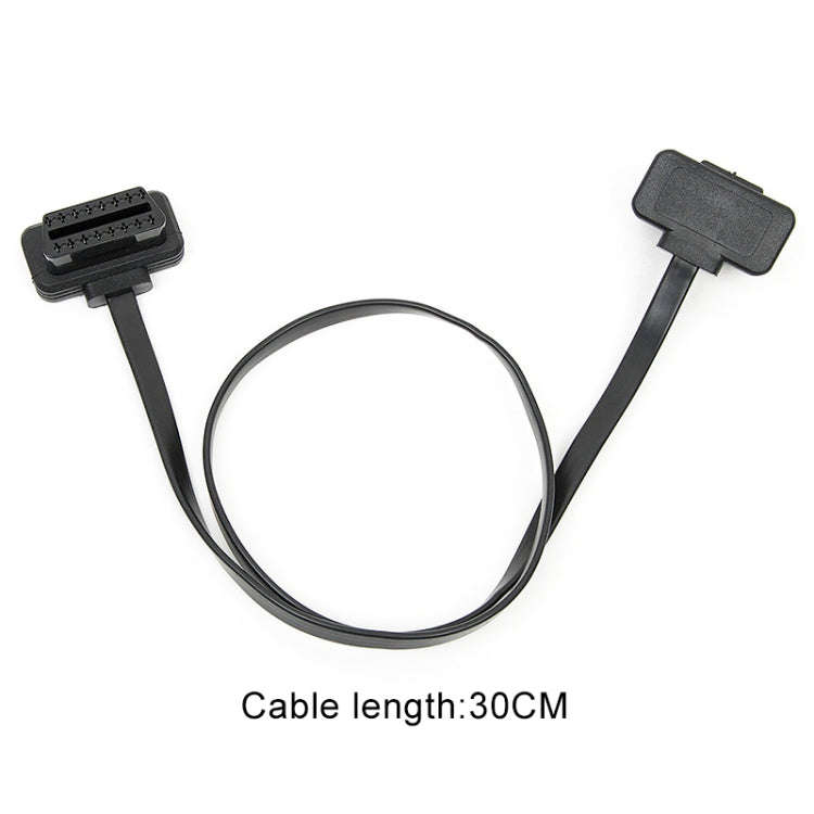 16PIN Car OBD Diagnostic Extended Cable OBD2 Male to Female Cable, Cable Length: 30cm, 30cm