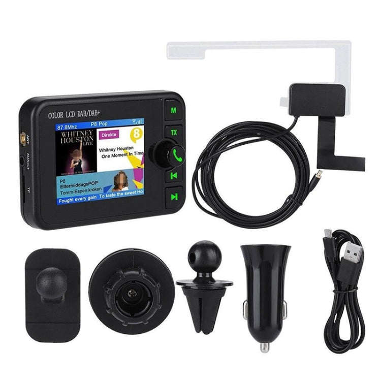 DAB-C6 Car DAB Digital Radio Receiver Bluetooth MP3 Player FM Transmitter, DAB-C6