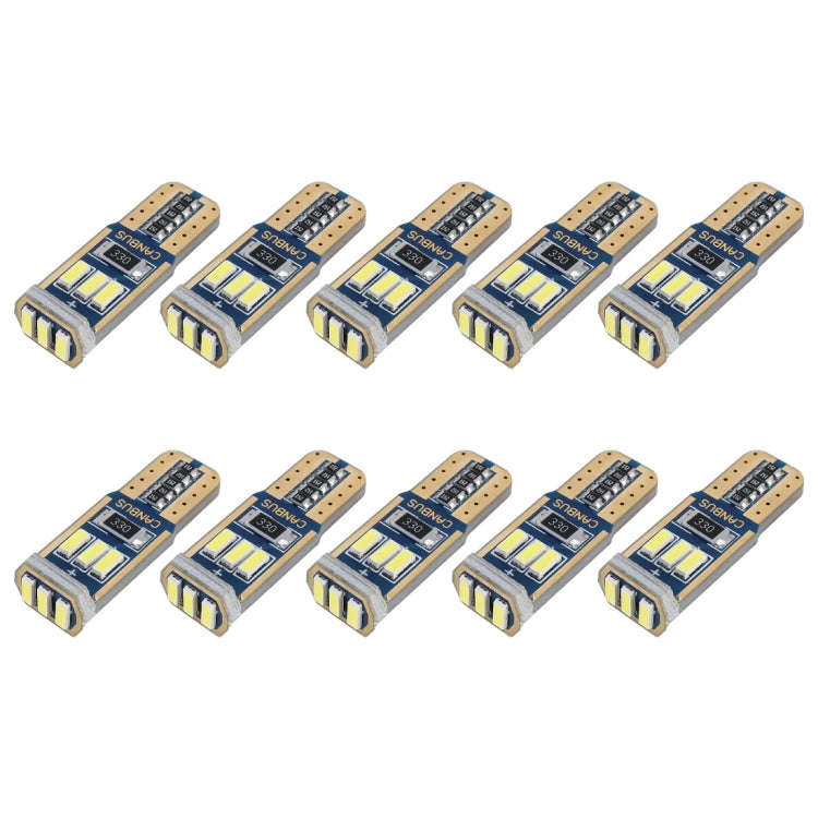 10 PCS T10 DC12V / 1.7W / 6000K / 110LM 9LEDs SMD-4014 Car Clearance Light, with Decoder, 10pcs D...