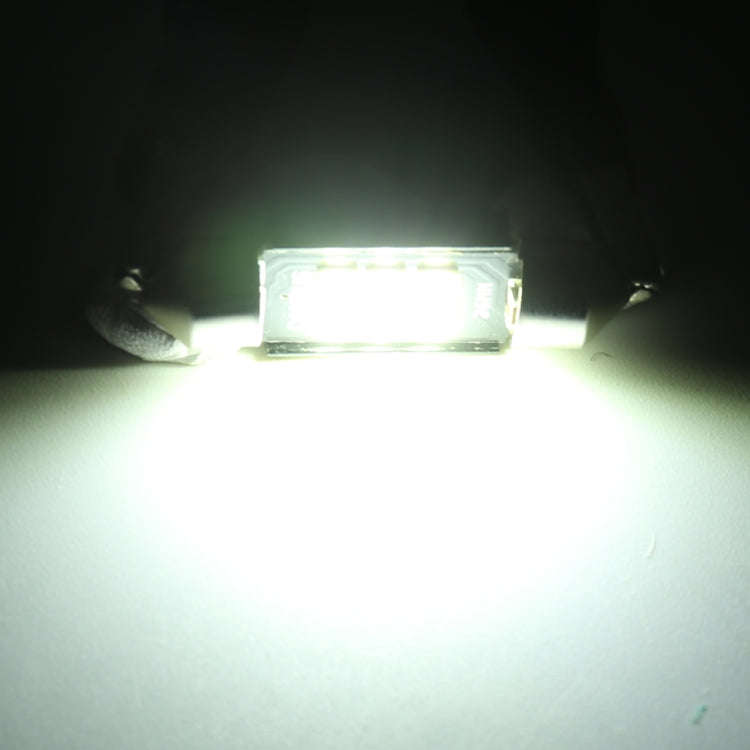 2 PCS 36mm DC12V / 2.5W / 6000K / 170LM 6LEDs SMD-3030 Car Reading Lamp Dome Light, 36mm