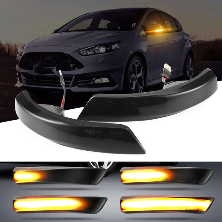 2 PCS D12V / 5W Car LED Dynamic Blinker Reversing Light Flowing Water Turn Signal Light for Ford,...