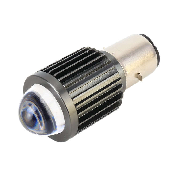 BA20D DC12-80V / 10W / 6000K / 3000K / 800LM Bicolor Motorcycle Headlights with Projector Lens, B...