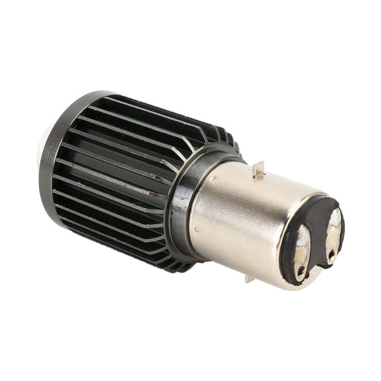 BA20D DC12-80V / 10W / 6000K / 3000K / 800LM Bicolor Motorcycle Headlights with Projector Lens, B...